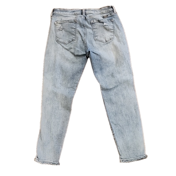 Kancan Kaleigh Mid Rise Ankle Skinny Jeans Medium Wash - Picture 7 of 15